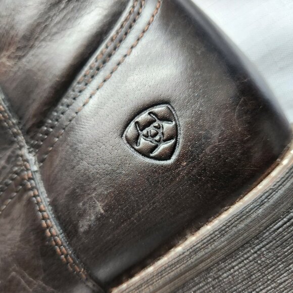 Ariat Side Zip Brown Tall Boots Women (9B) - Picture 3 of 16